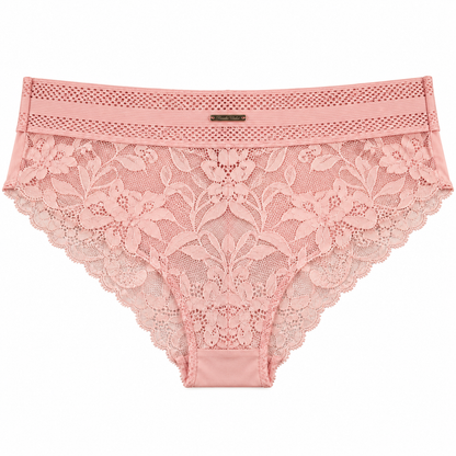 Panty Femenino de Corte Brasilero Dama En Encaje