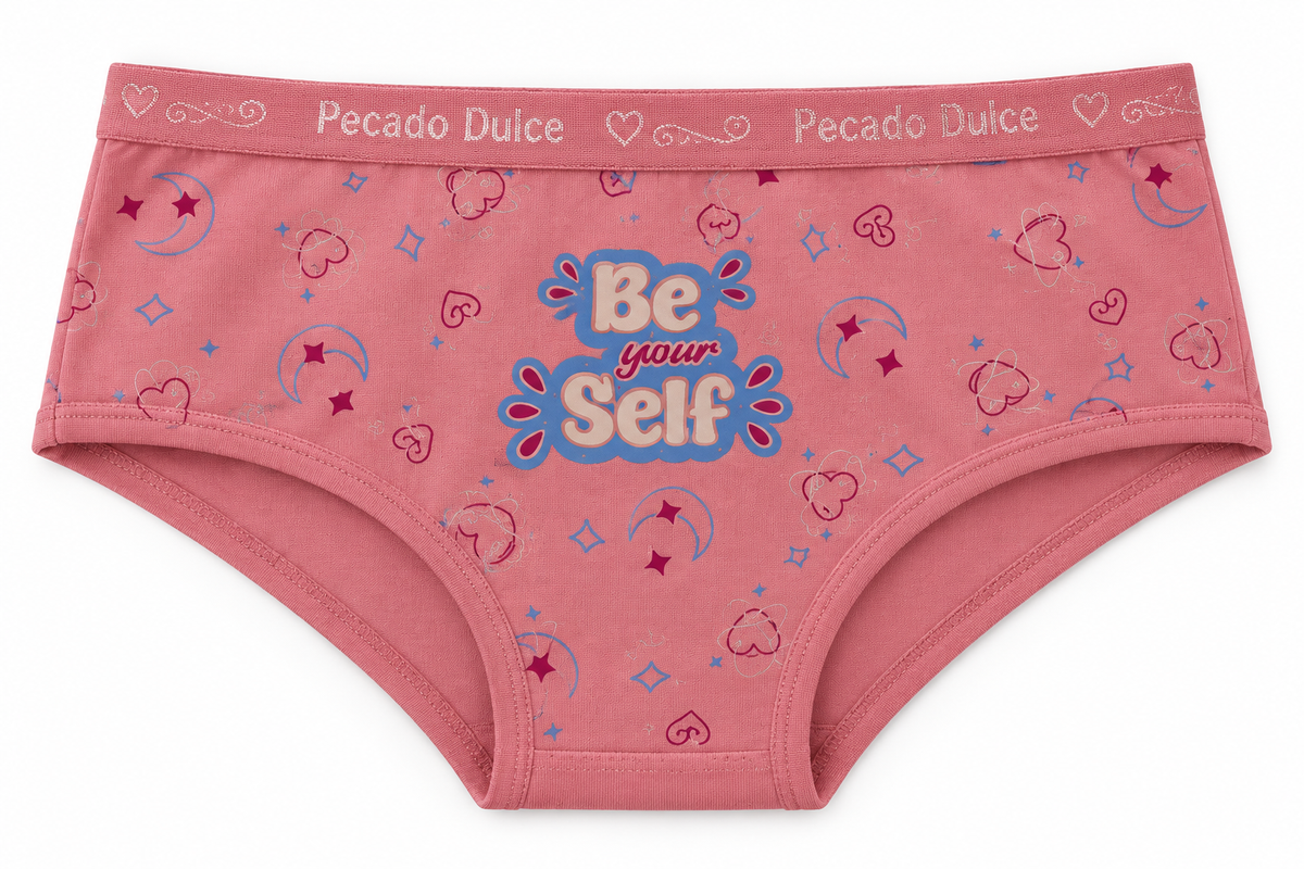 Cachetero Dama Pecado Dulce En Algodón Estampado