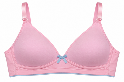 Brasier Niña Pecado Dulce En Microfibra Con Elástico Contraste