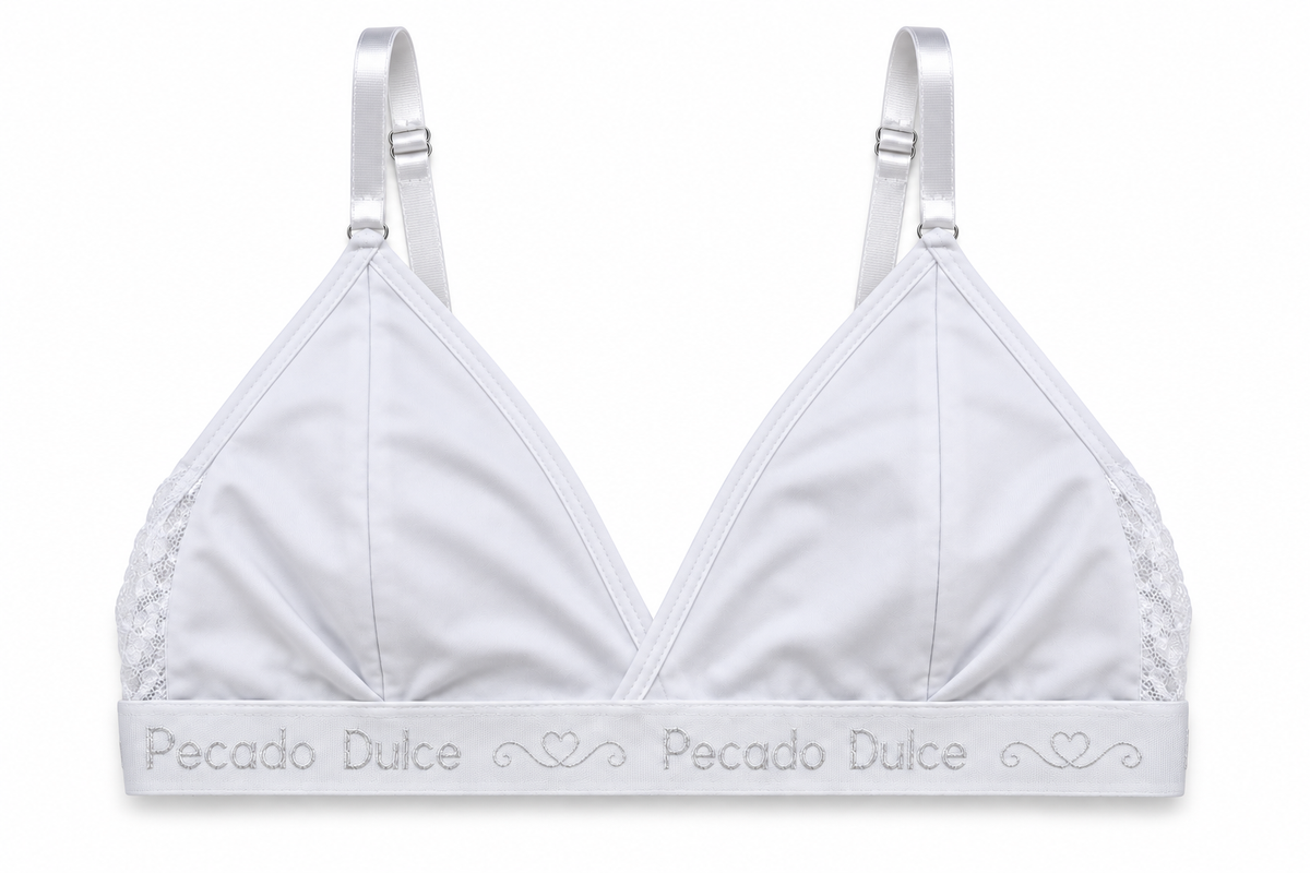 Top Dama Pecado Dulce En Microfibra Y Encaje