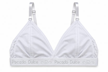 Top Dama Pecado Dulce En Microfibra Y Encaje