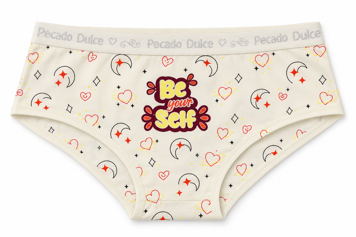 Cachetero Dama Pecado Dulce En Algodón Estampado