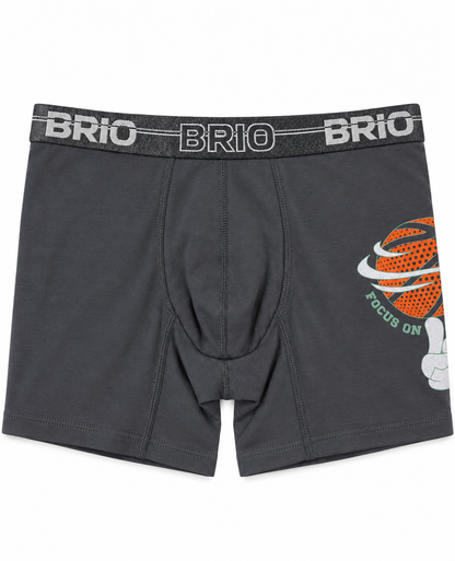 Bóxer Brio Niño Junior En Algodón Con Estampado En Pierna