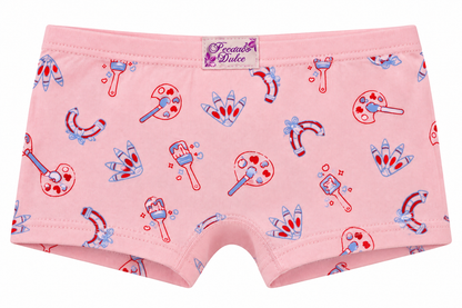 Bóxer Niña Pecado Dulce En Algodón Estampado