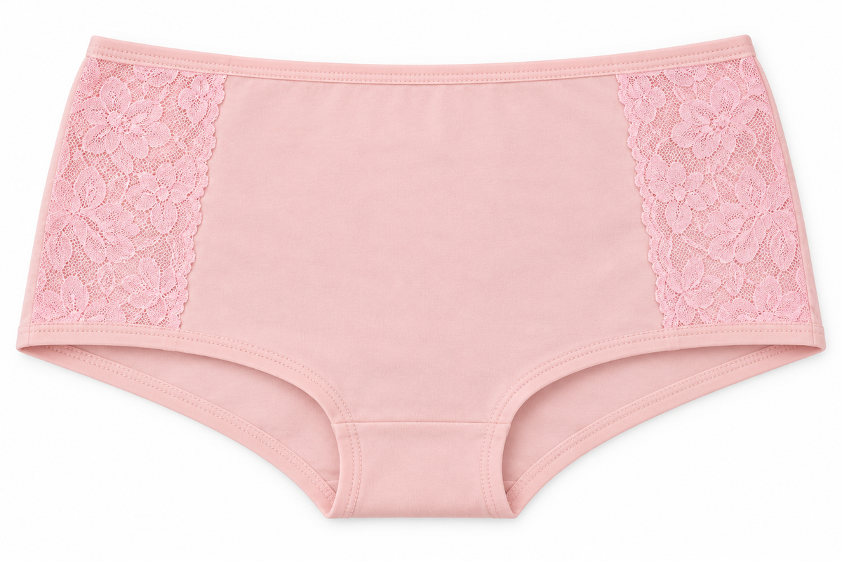 Cachetero Dama Pecado Dulce Fondo Entero En Algodón