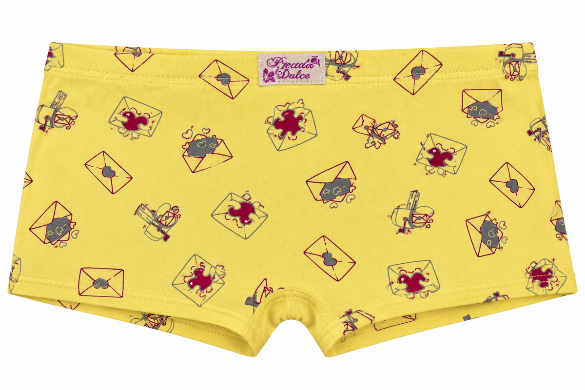 Bóxer Niña Pecado Dulce En Algodón Estampado