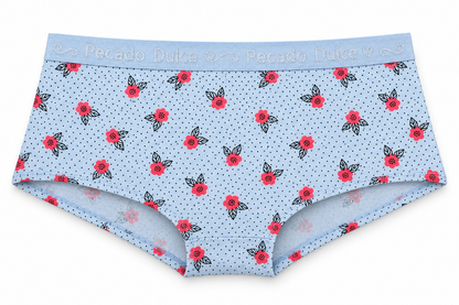 Cachetero Dama Pecado Dulce En Algodón Estampada