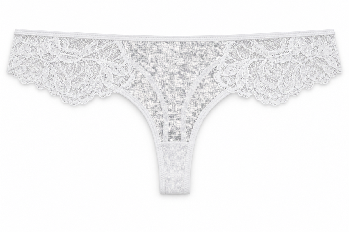 Panty Femenino de Corte Brasilero Dama Pecado Dulce En Maya Y Encaje