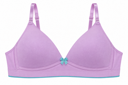 Brasier Niña Pecado Dulce En Microfibra Con Elástico Contraste